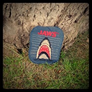 Vintage 1970s Jaws denim patch